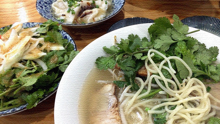 パクチーをのせて啜るのだ！立石『乃の一』の鹿児島ラーメン