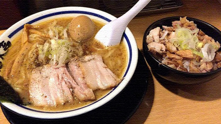 上野のラーメン屋『超大吉』　ボリューム満点のラーメンと肉飯