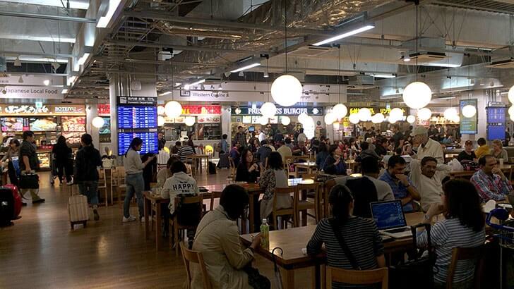 成田空港第3ターミナルで食事するならフードコート！（店一覧）