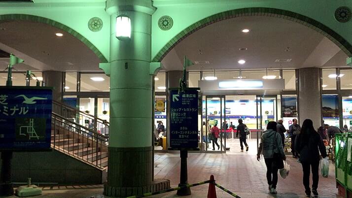 大型客船「さるびあ丸」での船旅！船内設備・食事や2等席感想など