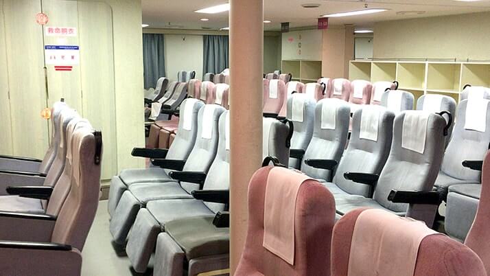 大型客船「さるびあ丸」での船旅！船内設備・食事や2等席感想など