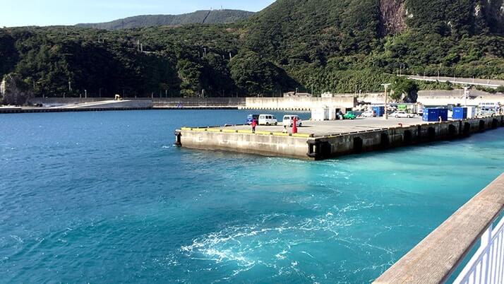 一週間の神津島釣りキャンプも終了！帰りは多幸湾から出航！