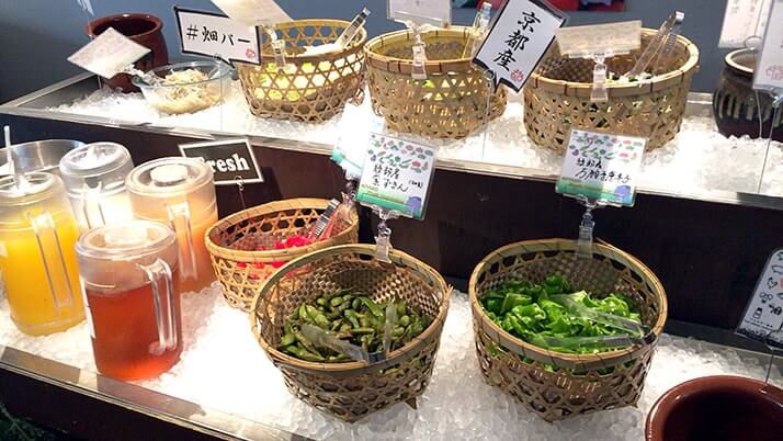 都野菜 賀茂｜朝採り野菜バイキングで栄養満点朝食！【京都旅行】