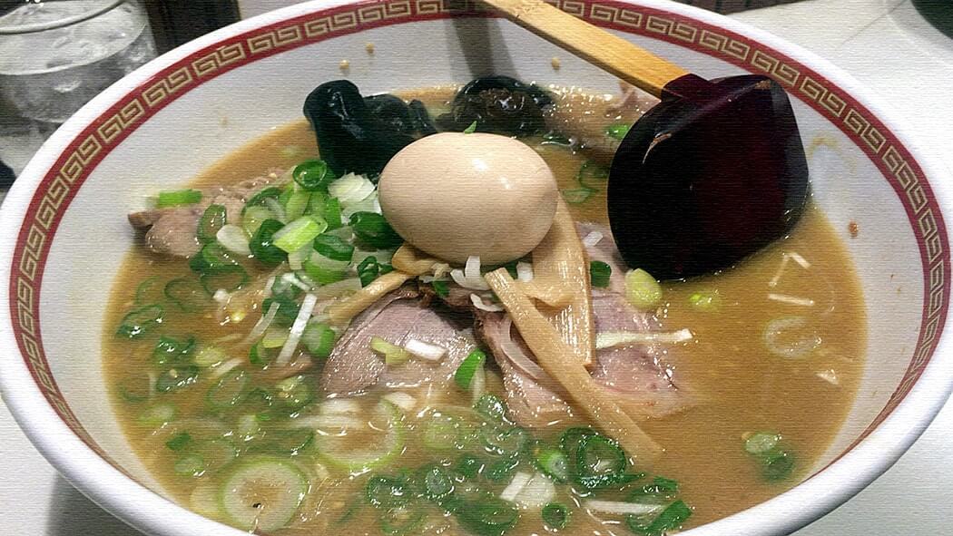 「有明海のエイリアン」の出汁が入ったエイリアンラーメンを食べたよ