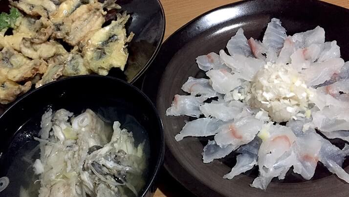 釣ったヒラメの薄造り・潮汁と小サバの天ぷら…〆はヒラメ茶漬け! 釣ったヒラメの薄造り・潮汁と小サバの天ぷら…〆はヒラメ茶漬け!