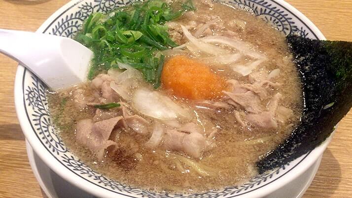 ラーメン丸源|旨味の強いスープに柔らかい豚肉…肉そばが旨い