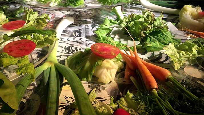野菜でアート!?見て美しく食べておいしいアートイベントArtrium「Salad Session」