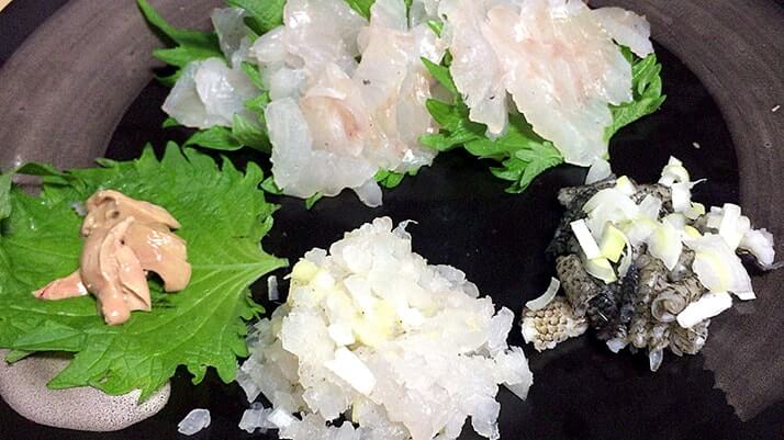 ムラソイの刺身とネギトロ!皮は湯引き!ムラソイは絶品釣り魚 ムラソイの刺身とネギトロ!皮は湯引き!ムラソイは絶品釣り魚