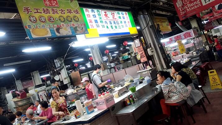 台中第二市場の承記米苔目で肉煻麺に肉圓湯！モチモチの肉圓旨すぎ！