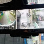 タイムズカーシェアの車にバックミラーモニター!斬新!! タイムズカーシェアの車にバックミラーモニター!斬新!!
