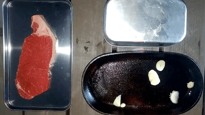 スキレットで焼くステーキ最高!外はカリッと中はジューシー…旨旨 スキレットで焼くステーキ最高!外はカリッと中はジューシー…旨旨