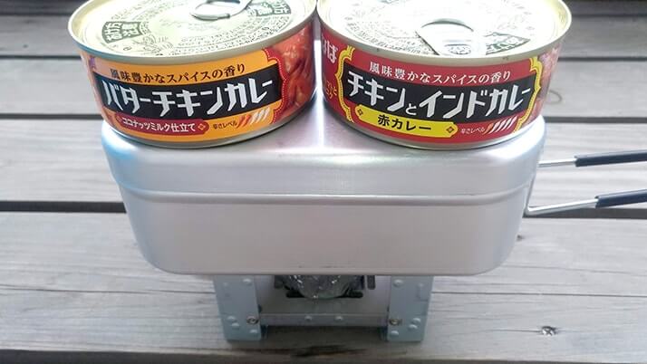 トランギア「メスティン」固形燃料1つで炊飯+缶詰の簡単ランチ! トランギア「メスティン」固形燃料1つで炊飯+缶詰の簡単ランチ!