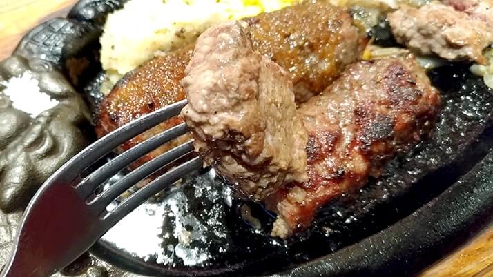 ブロンコビリーの極み炭焼きハンバーグが肉々しくて旨旨！