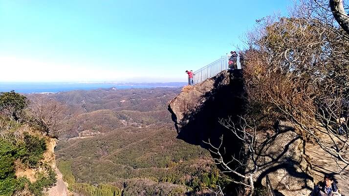 鋸山山頂絶壁から突き出る地獄のぞき！30m百尺観音も圧巻！