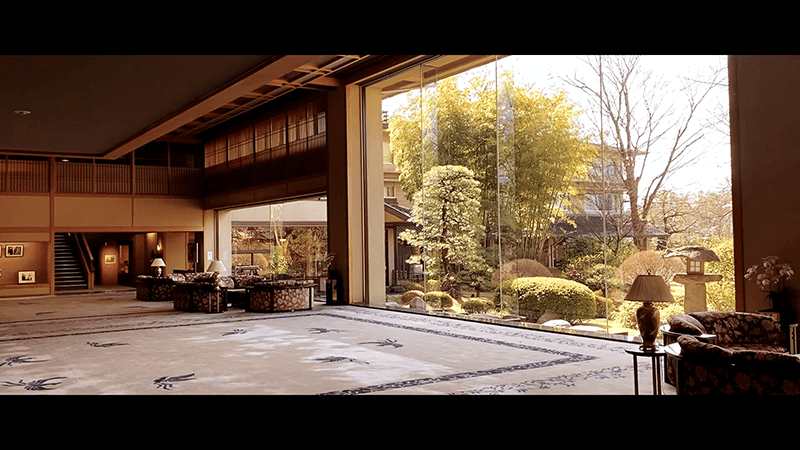 常磐ホテルでの朝食と美しい日本庭園｜山梨甲府旅行1泊2日④