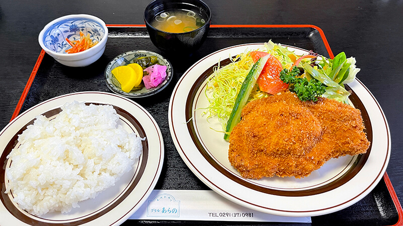 「グリルあらの」で柚子味噌がとろ〜り味噌カツ！【茨城県鉾田市】