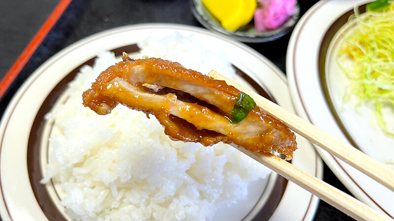 「グリルあらの」で柚子味噌がとろ〜り味噌カツ！【茨城県鉾田市】