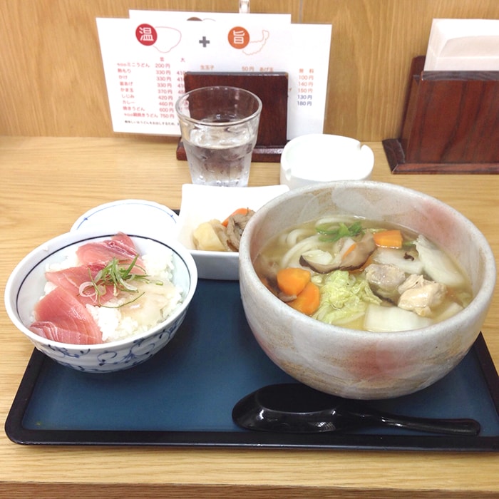 立石にあるけど四ツ木製麺所。うどんもどの料理も美味い店！