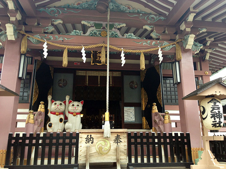 『今戸神社』招き猫発祥の地にある縁結びで有名な神社