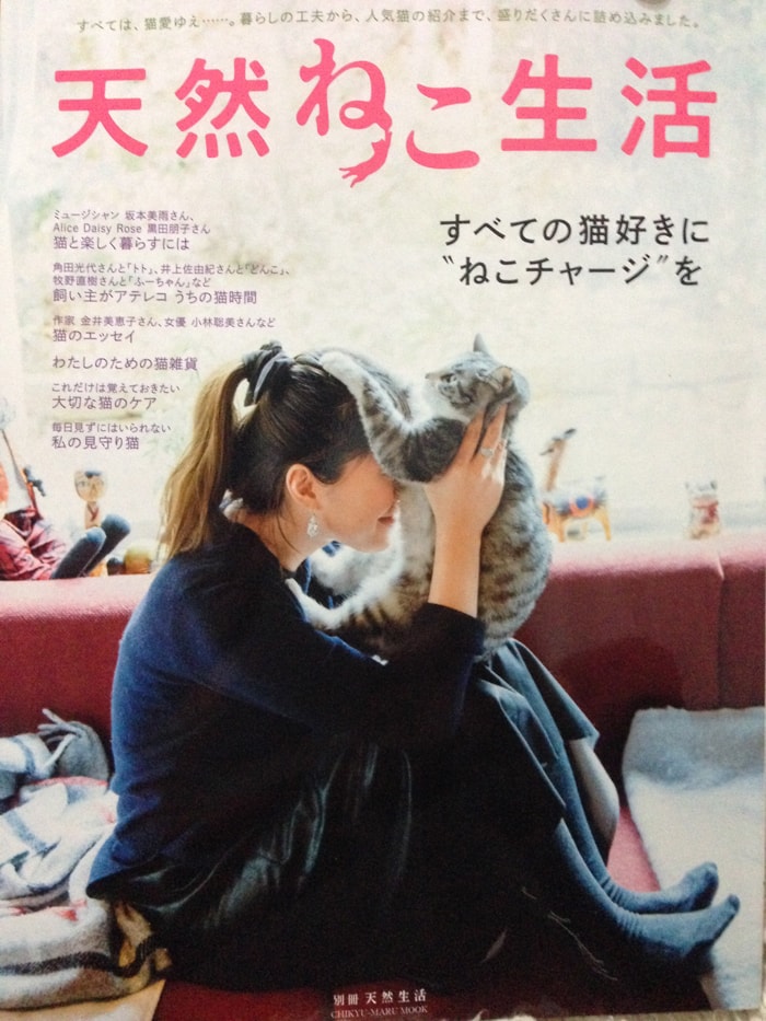 我が家のヅラ猫大五郎が『天然ねこ生活』に掲載されました！