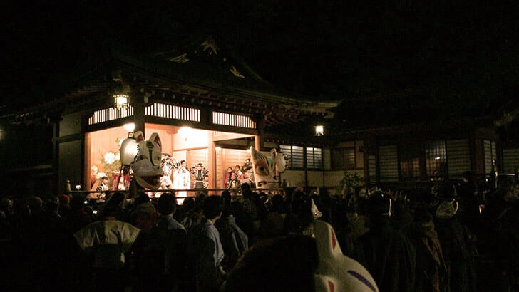 年越しは『王子 狐の行列』夏目友人帳の世界のような光景！