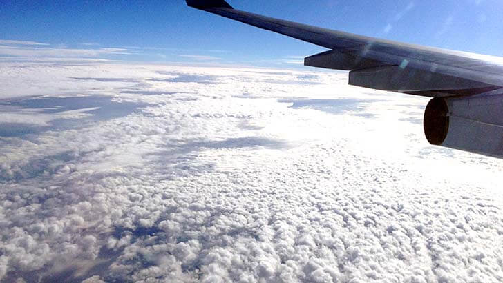 飛行機空旅！機内から眺めた空の写真を見ると旅立ちたくなるのだ