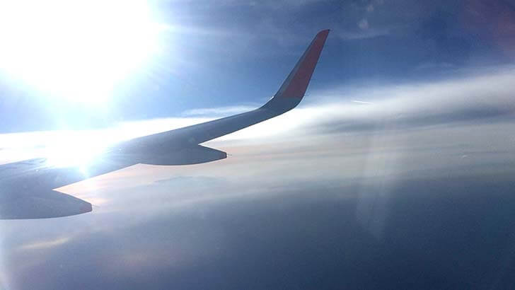 飛行機空旅！機内から眺めた空の写真を見ると旅立ちたくなるのだ