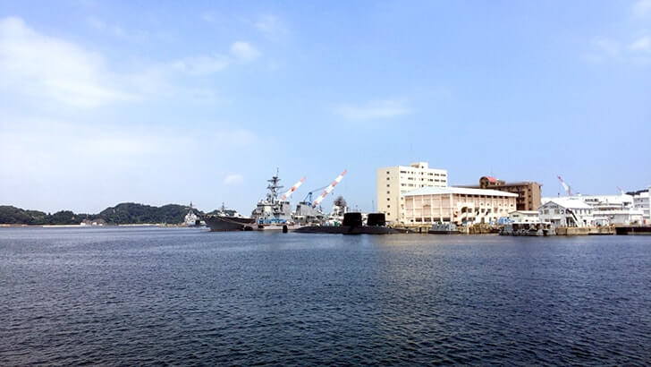 京急汐入駅からヴェルニー公園へ！海と軍艦…横須賀らしい景色を堪能