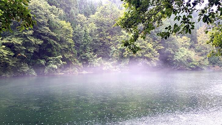 名水百選「竜ヶ窪」新潟県津南町にある伝説が息づく幻想的な池